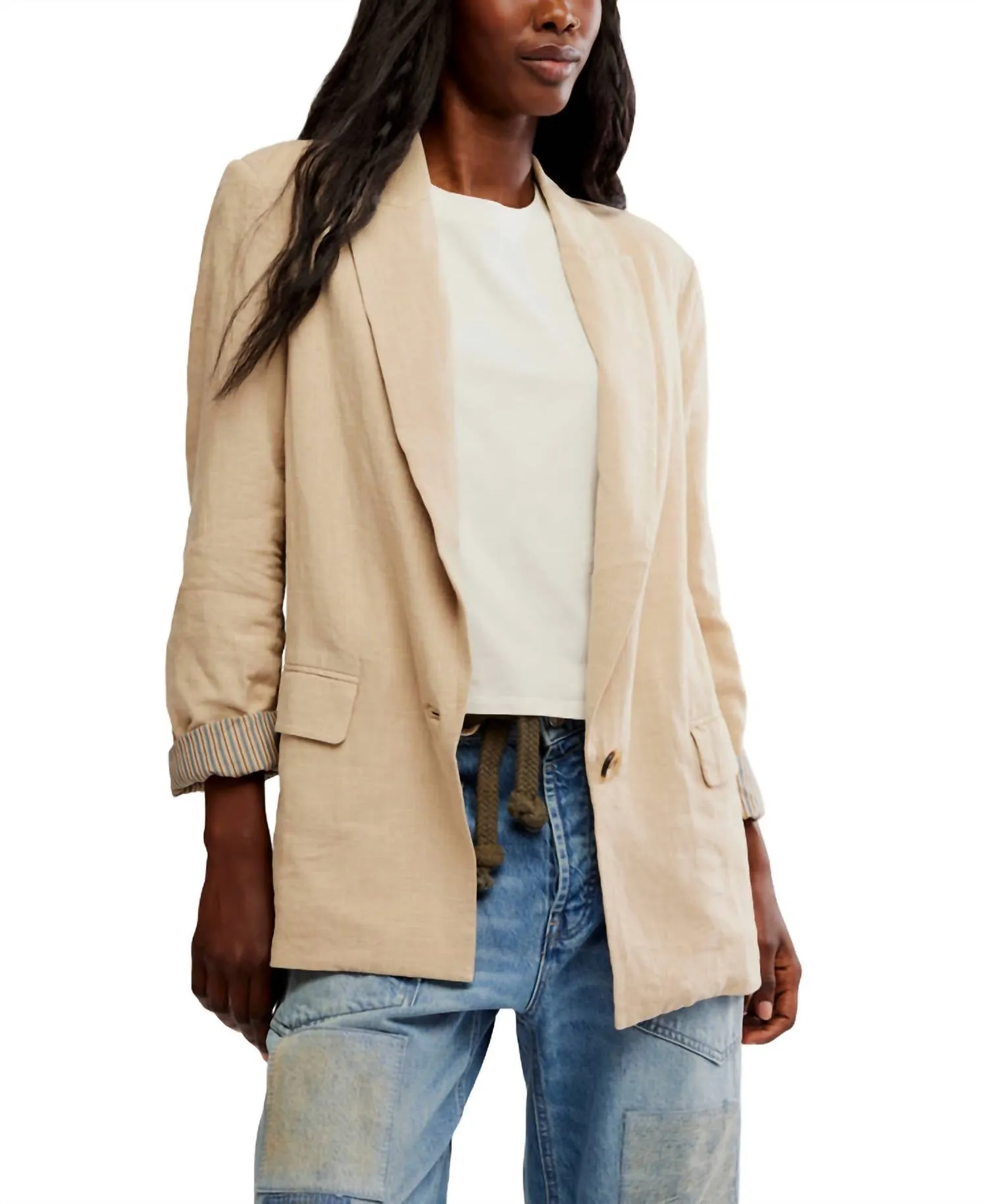 Prep School Blazer In Birch