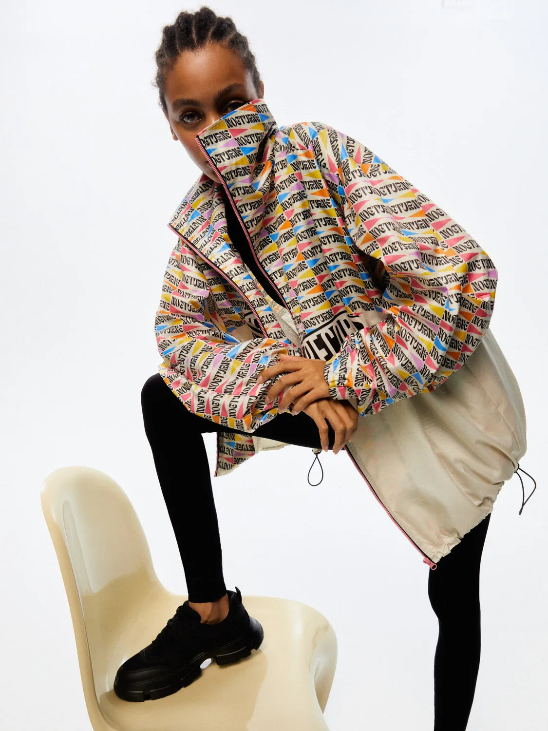 Printed Oversized Jacket