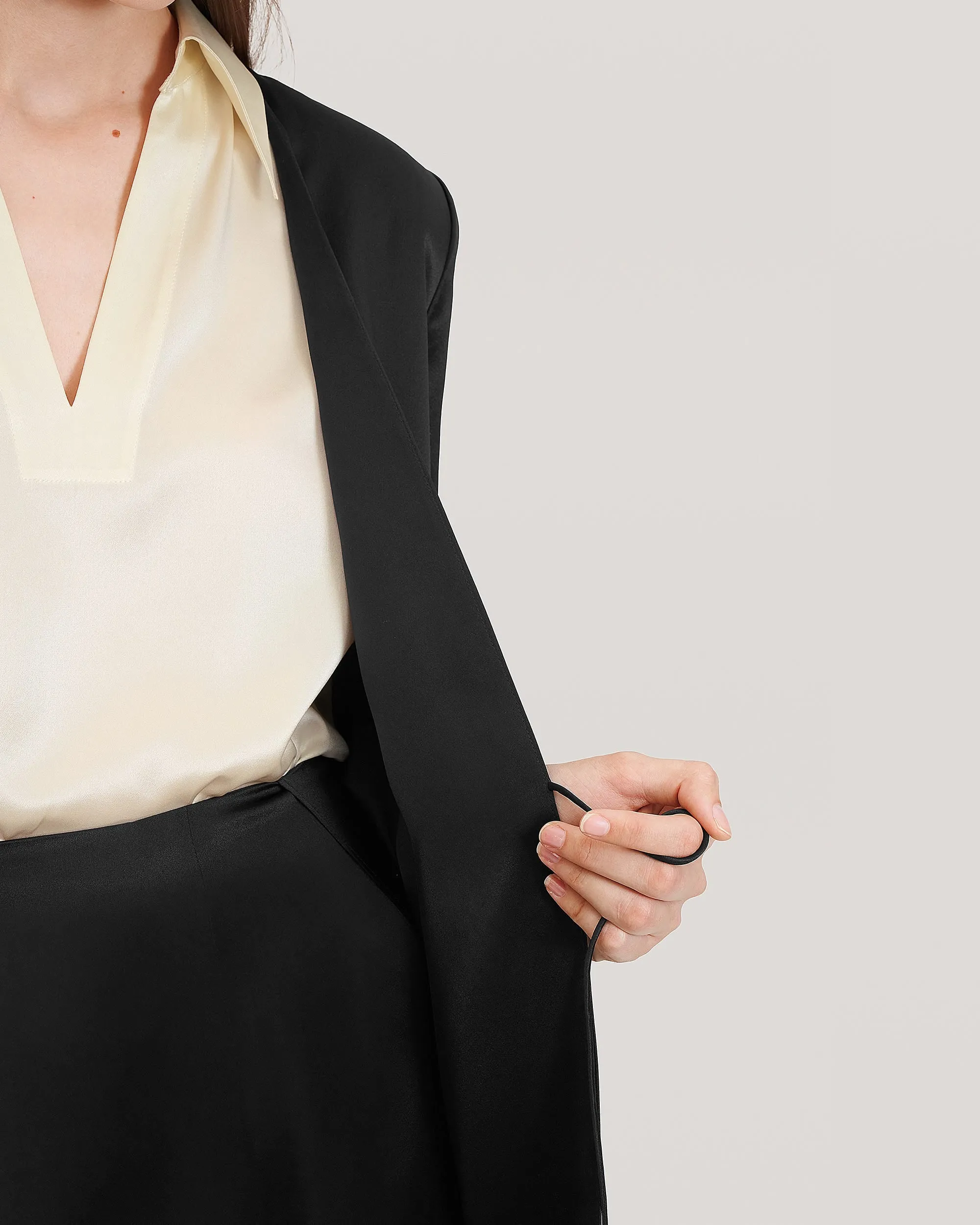 Pure Silk Azalea Blazer for Women