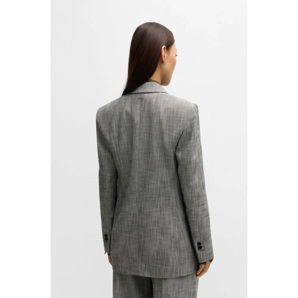 Regular-fit double-breasted blazer