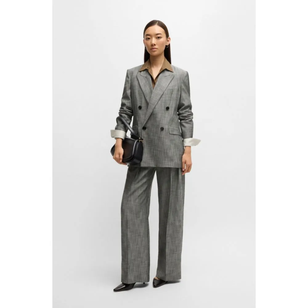 Regular-fit double-breasted blazer