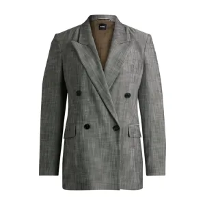Regular-fit double-breasted blazer