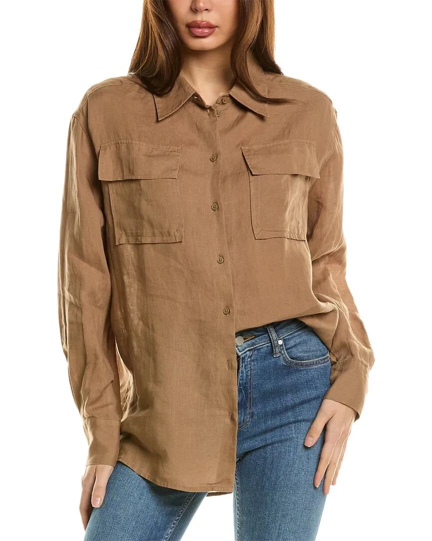 Reiss Soul Linen Safari Shirt