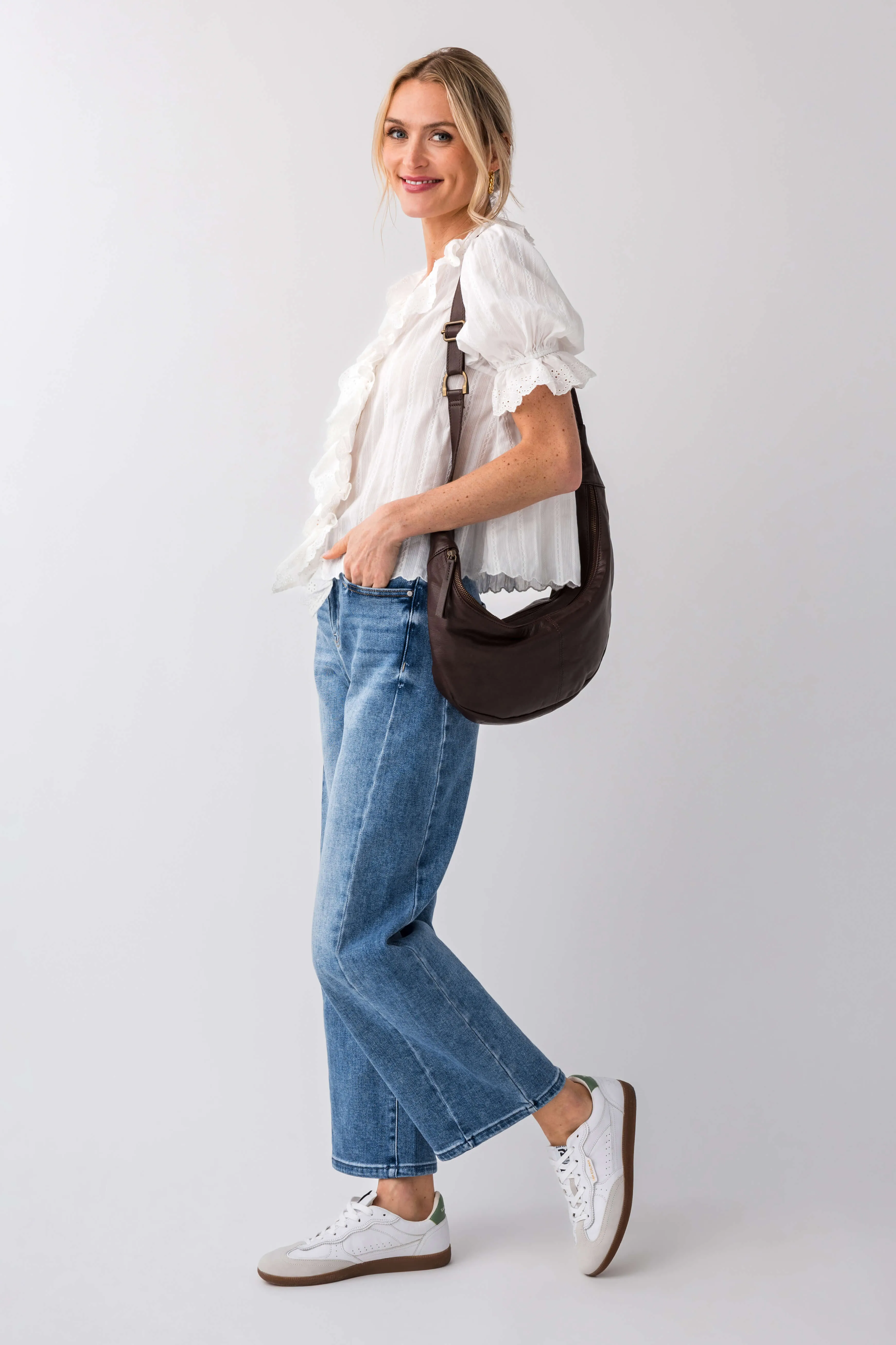 Risen Wren High Rise Barrel Jeans