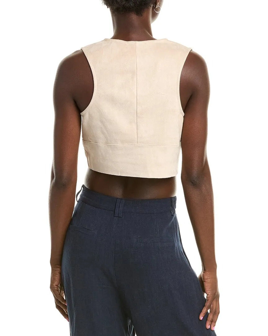 Sadie & Sage Deep V Crop Vest