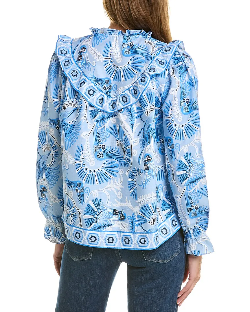 Sail to Sable Ruffle Top