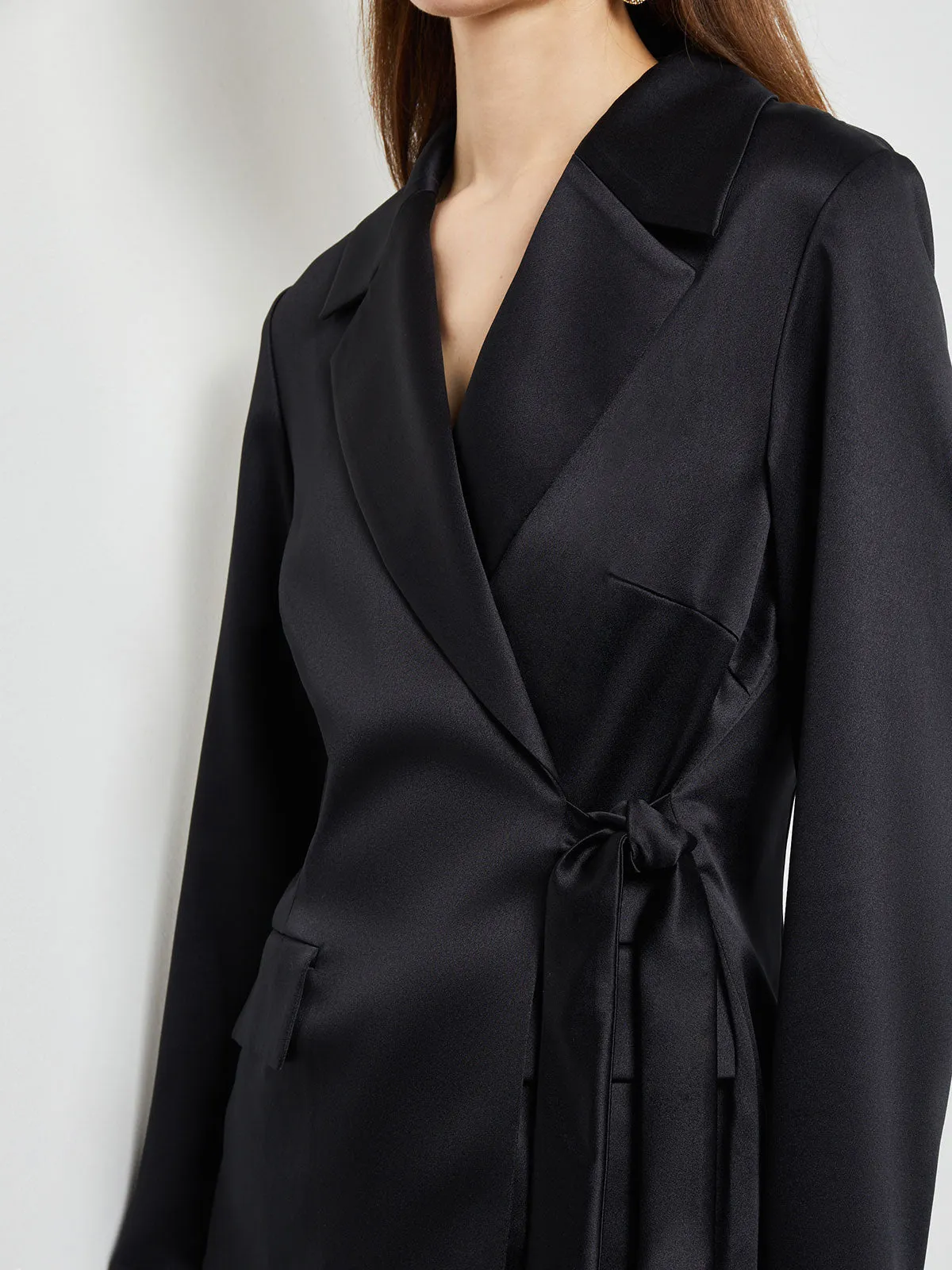 Side-Tie Blazer