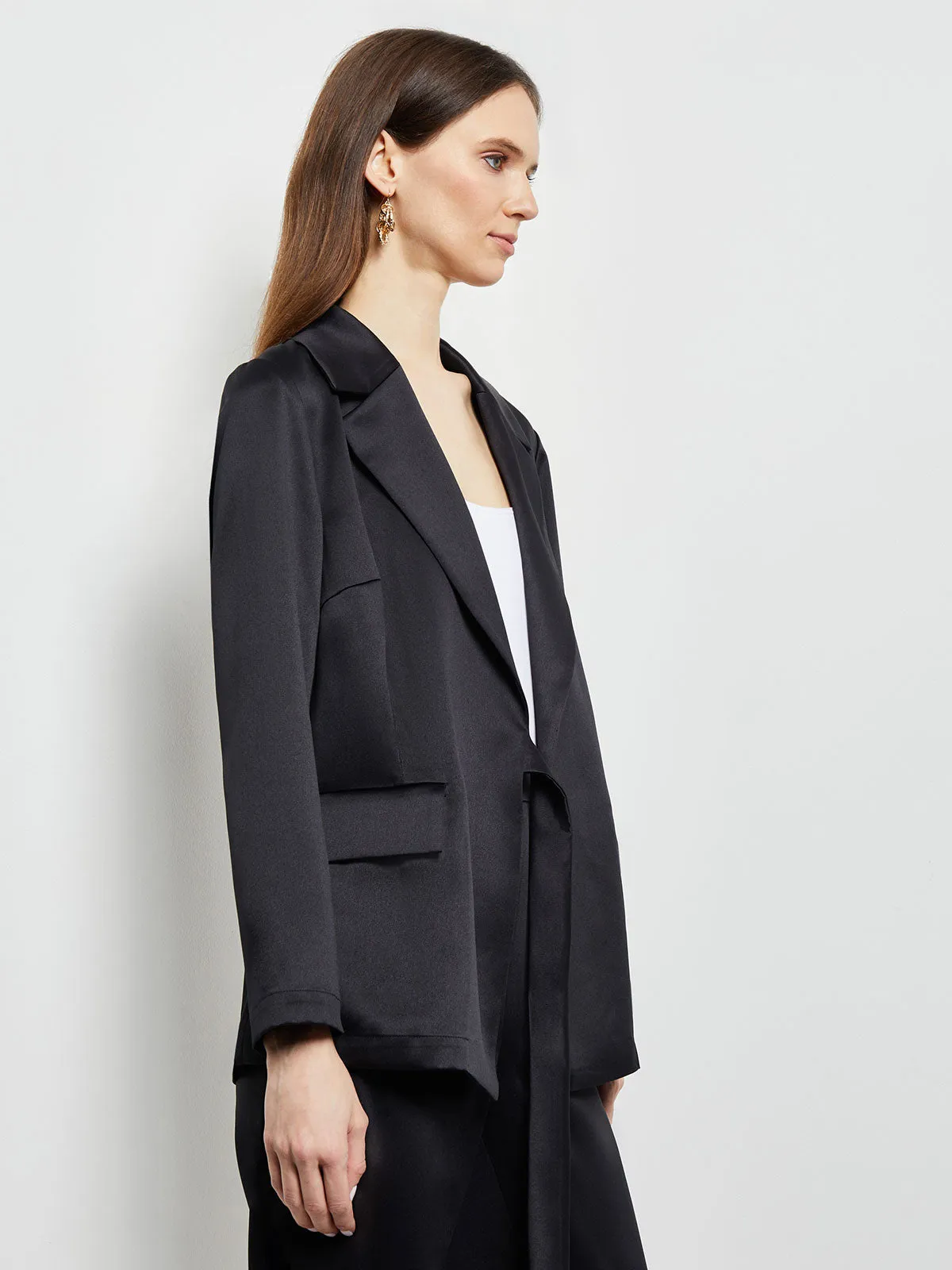 Side-Tie Blazer