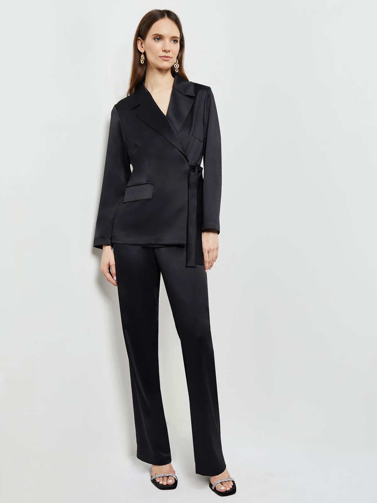 Side-Tie Blazer