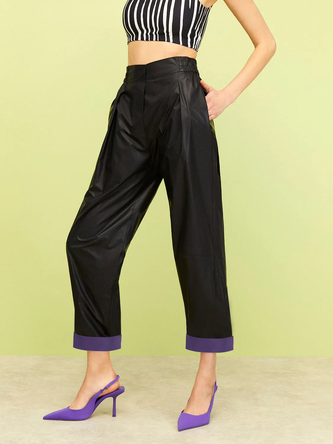 Slouchy Cuffed Pants
