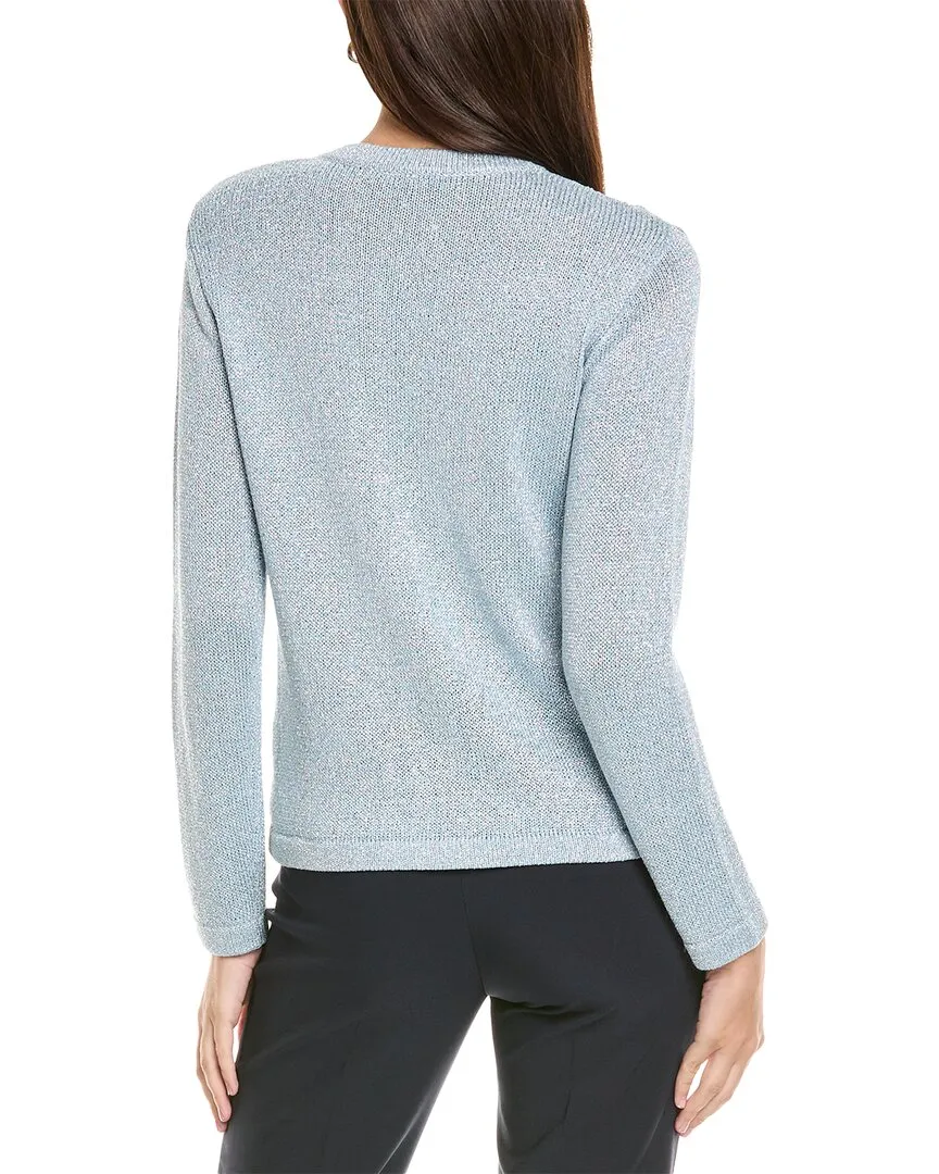 St. John Sparkle Crochet Cardigan