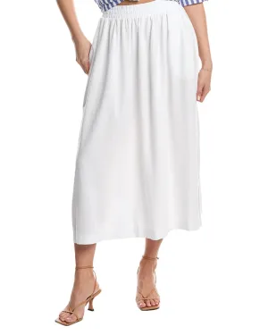 Stateside Linen-Blend Midi Skirt