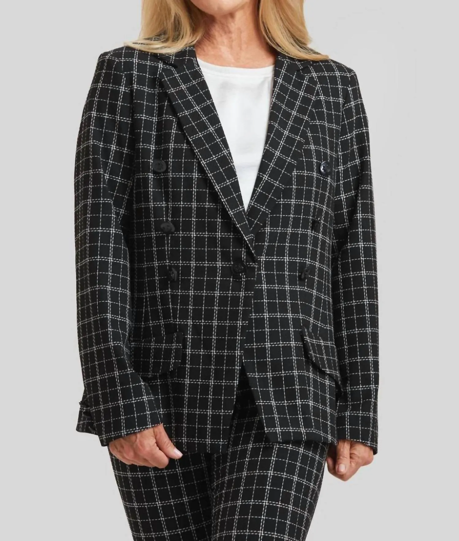 Steely 1 Button Jacket In Carbon
