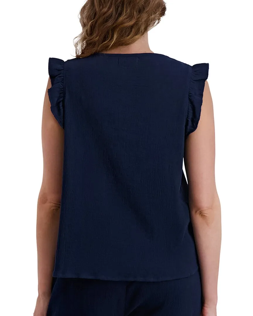 Stella Parker Flutter Sleeve Knit Top