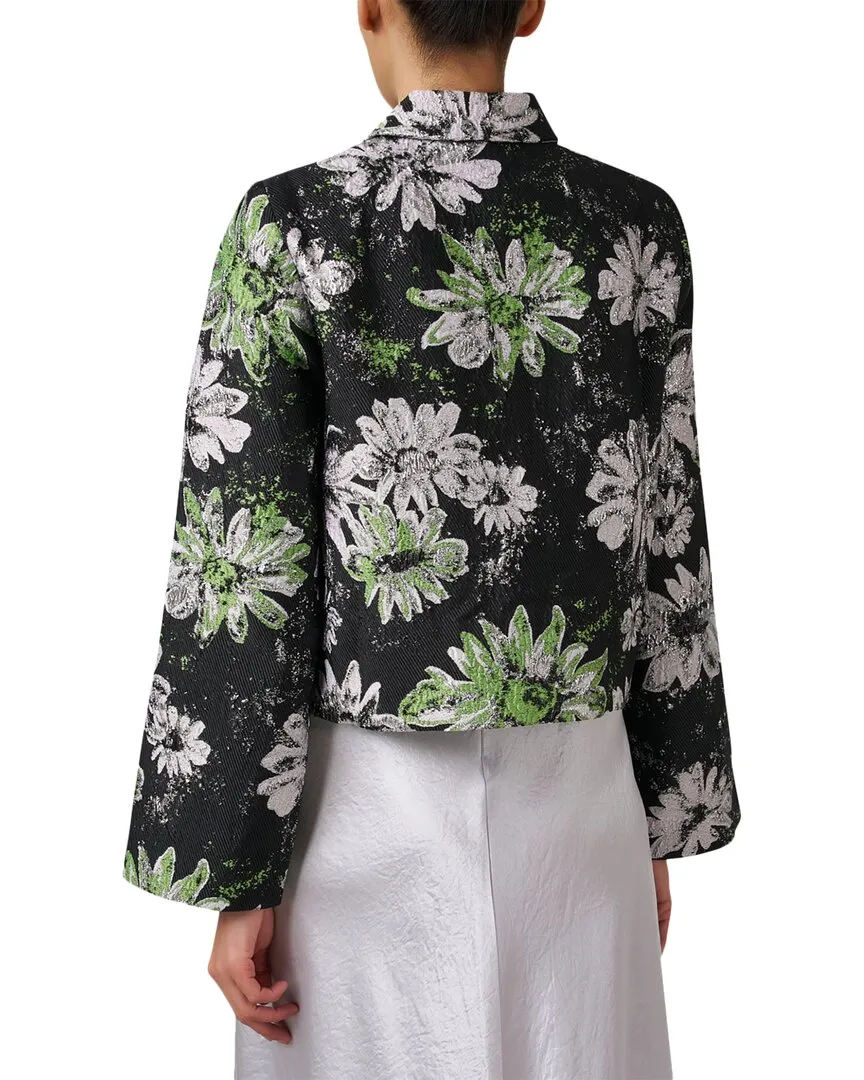 Stine Goya Mid Kiana Metallic Print Jacket