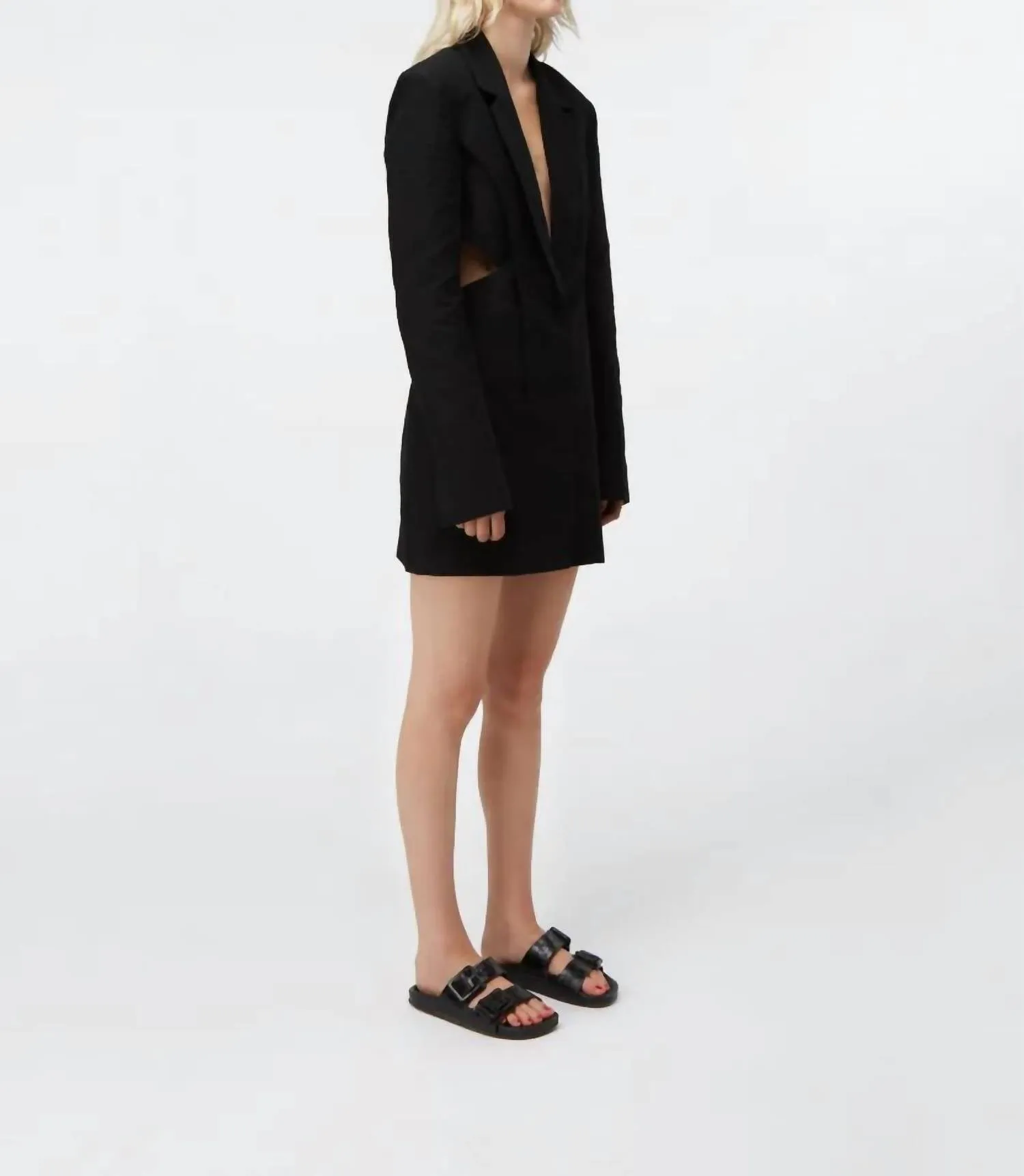 Talinn Blazer Dress In Black