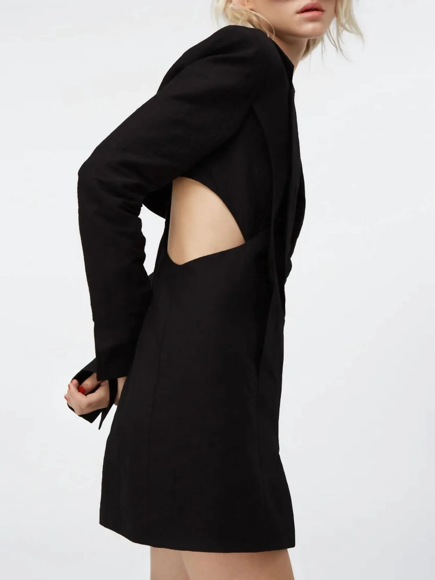 Talinn Blazer Dress In Black