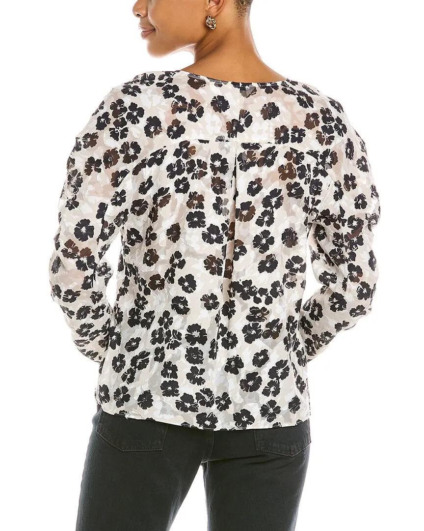 Ted Baker Ruched Detail Keyhole Top