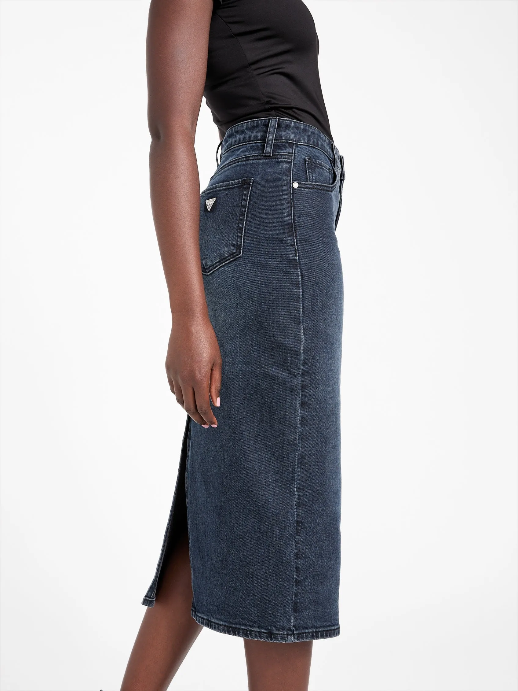 Tee Denim Skirt
