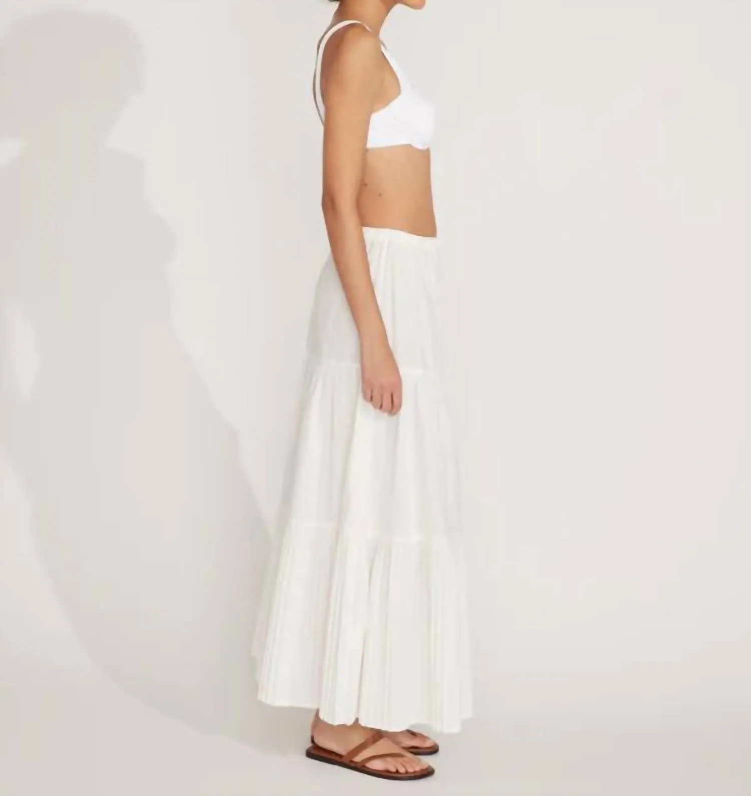The Addison Skirt In Marshmallow