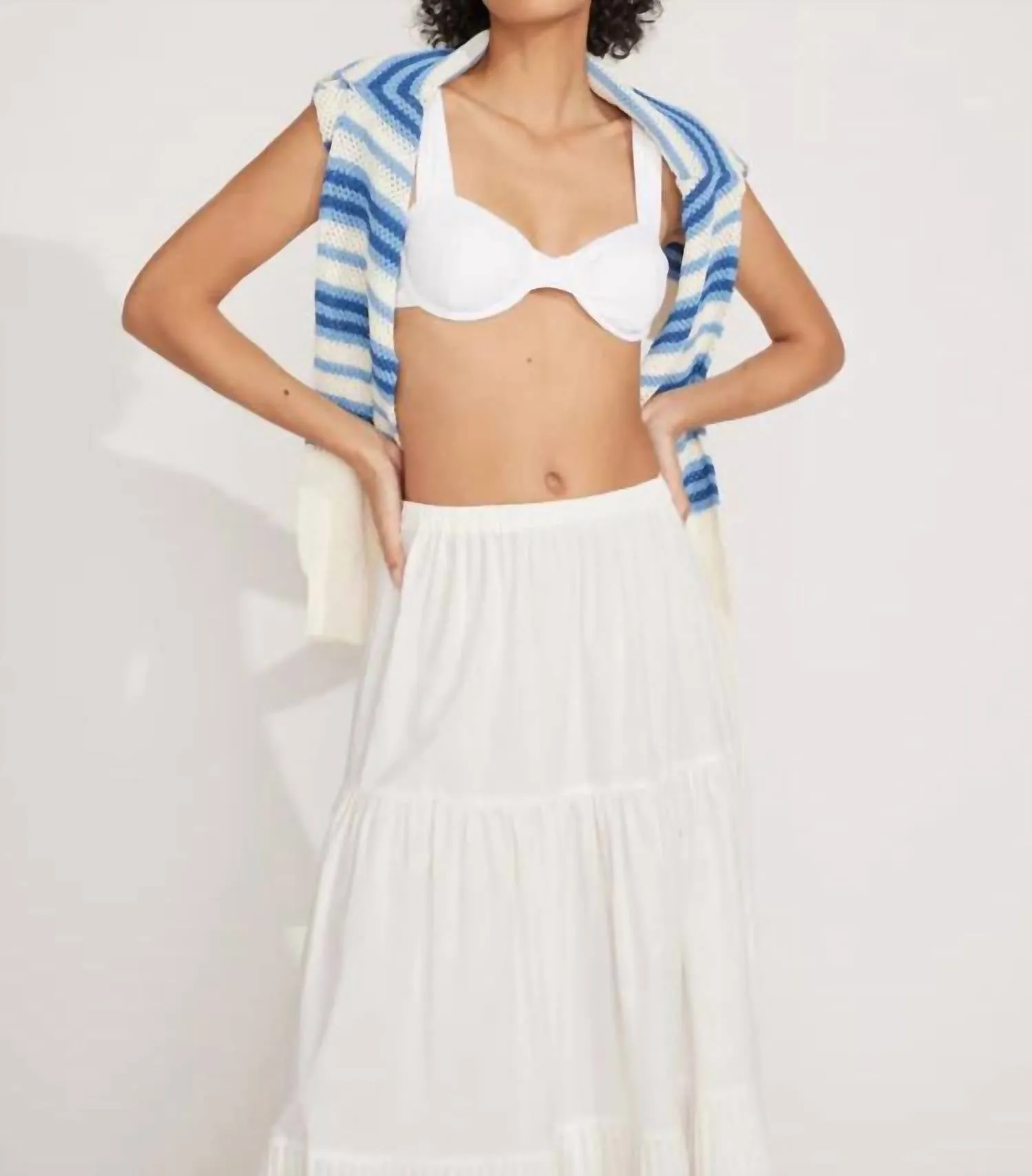 The Addison Skirt In Marshmallow