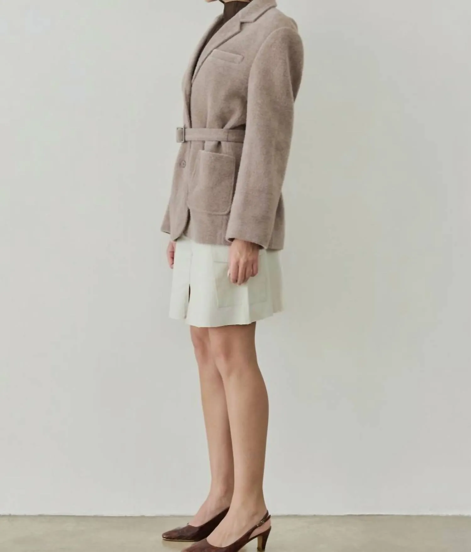 The Mercer Blazer In Brown