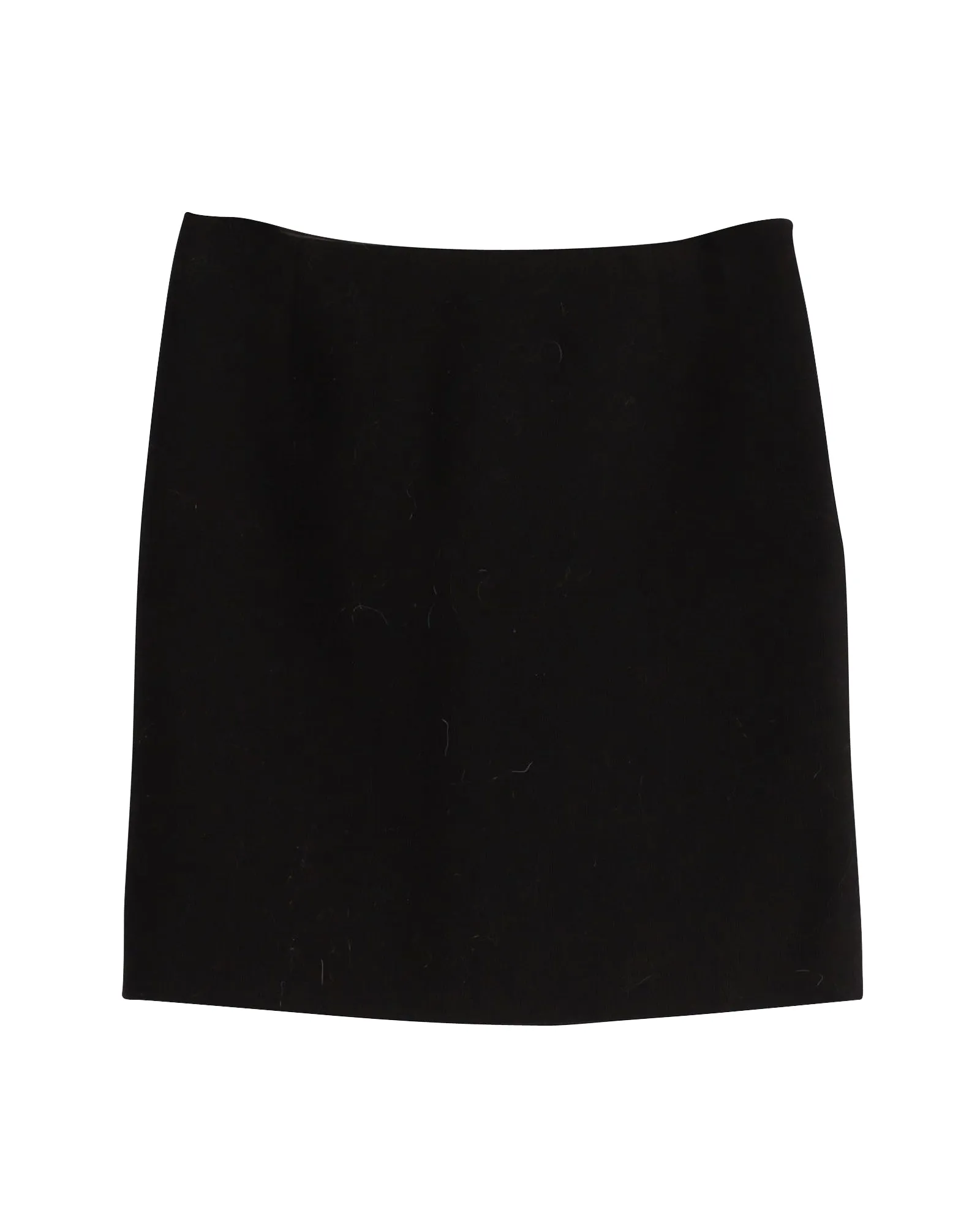 Tom Ford Mini Skirt in Black Wool