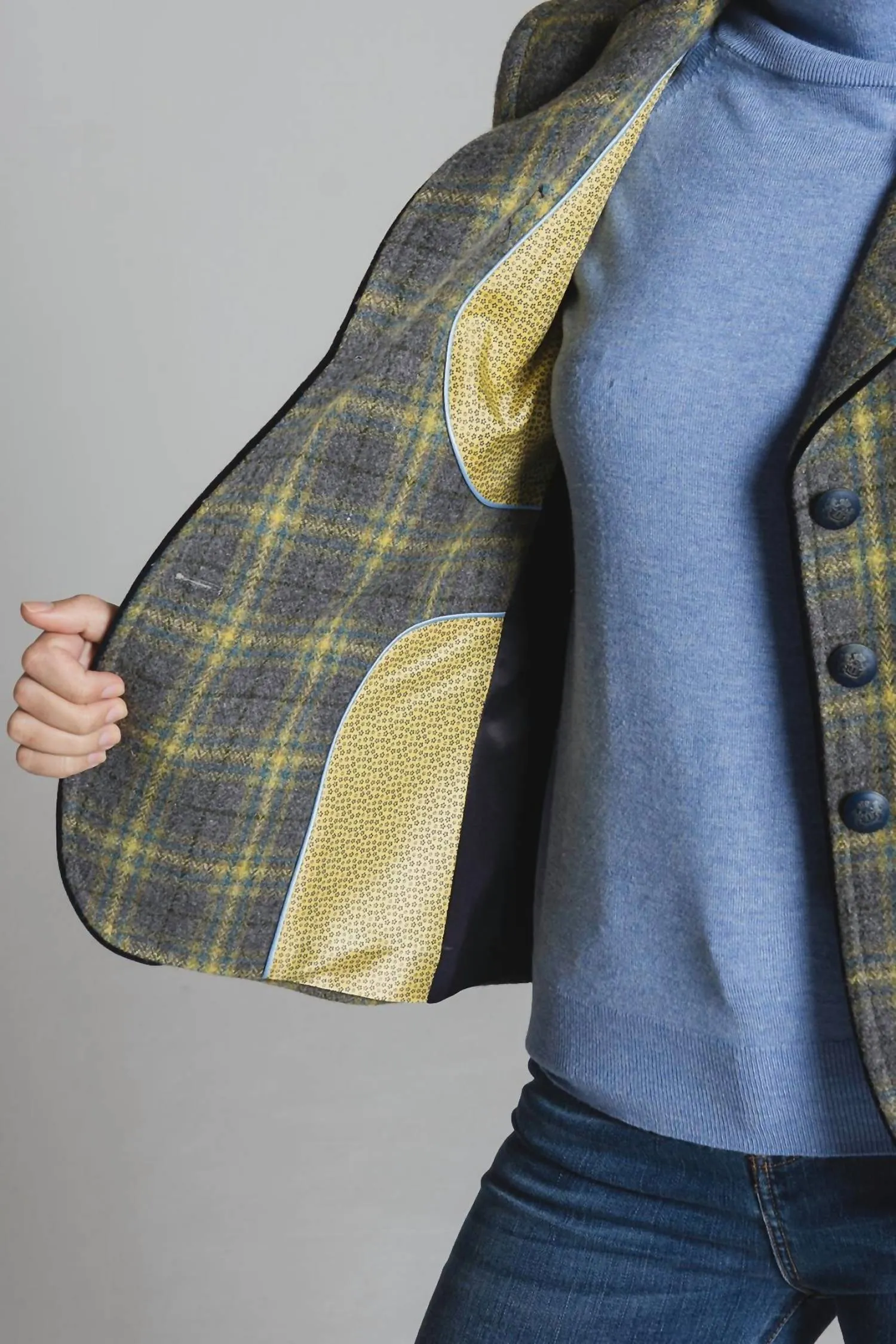 Toranza Blazer In Gray
