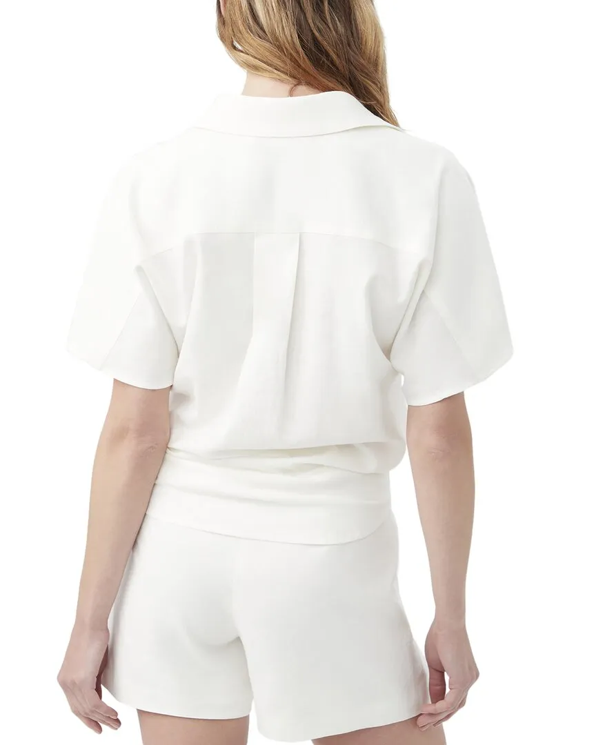 Trina Turk Vara Linen-Blend Top