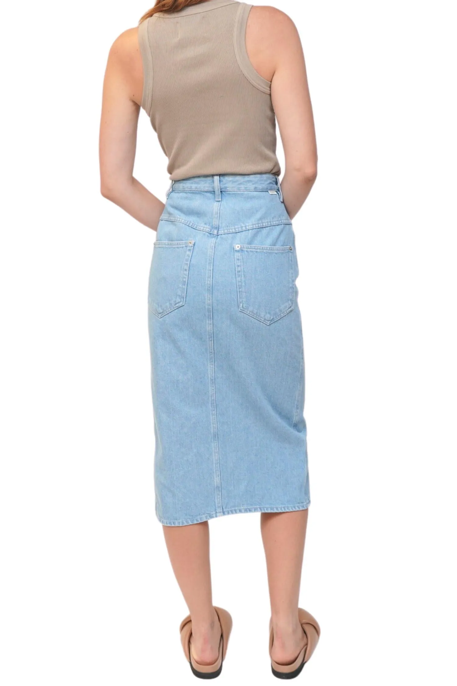 Vandy Skirt In Light Blue