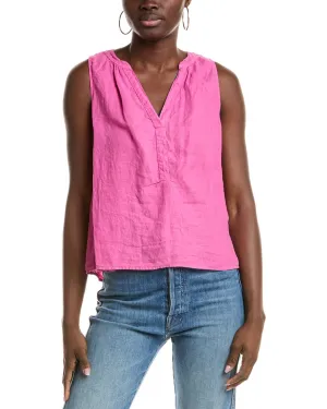 Velvet by Graham & Spencer Tacy Linen Top