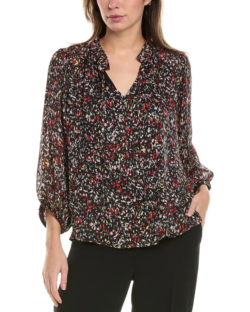 Vince Camuto Split Neck Blouse