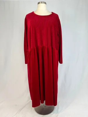 Vintage Chelsea Studio Size 4X (30W) Red Dress