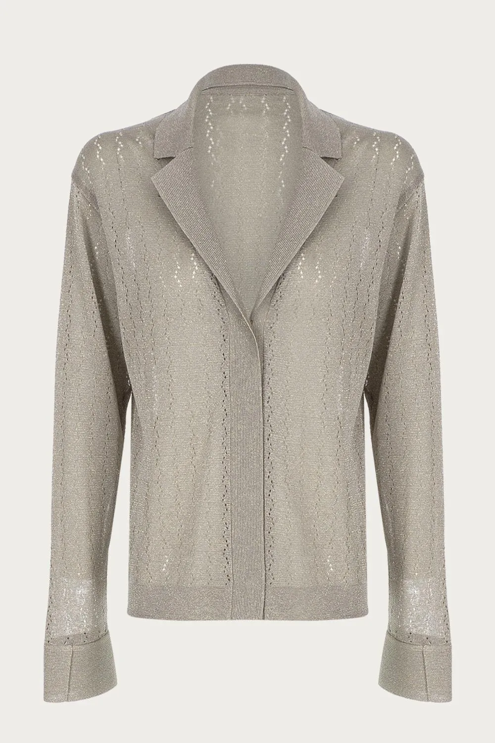 Vintage Knit Shirt In Fresh Breeze