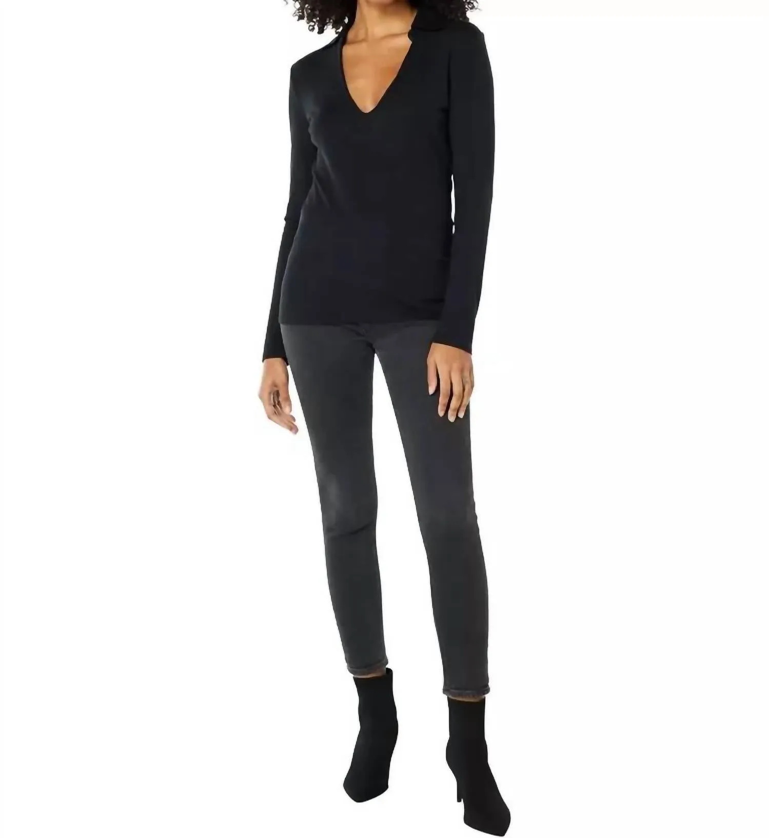 Virgo Top In Black