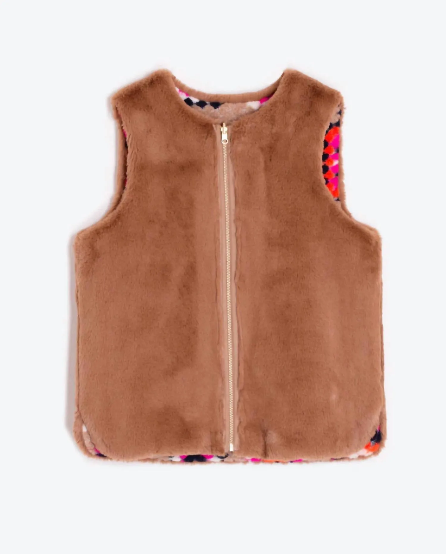 Waistcoat Naomi Crochet In Beige