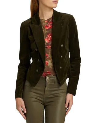 Wayne Crop Jacket In Pine