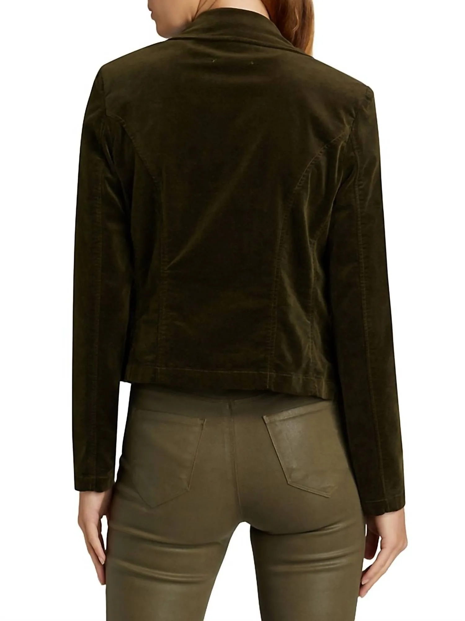 Wayne Crop Jacket In Pine