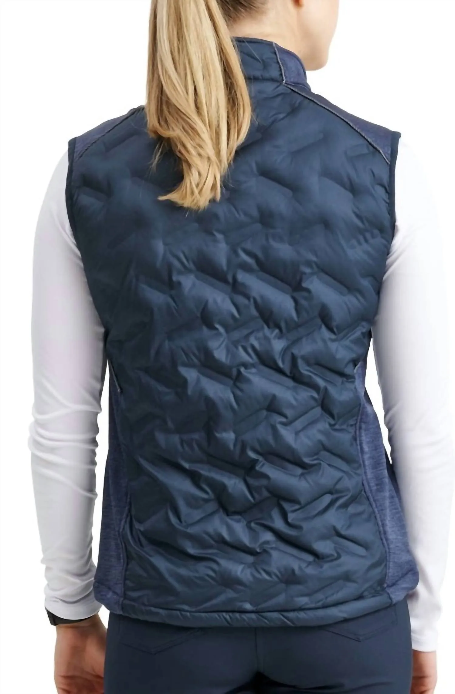 Women Elgin Hybrid Vest In Navy