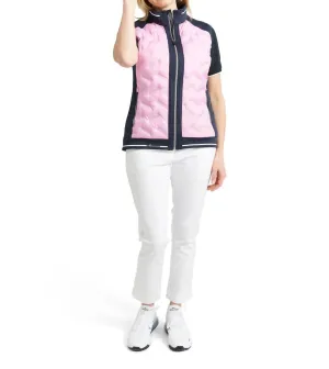 Women Grove Hybrid Vest In Navy Peony