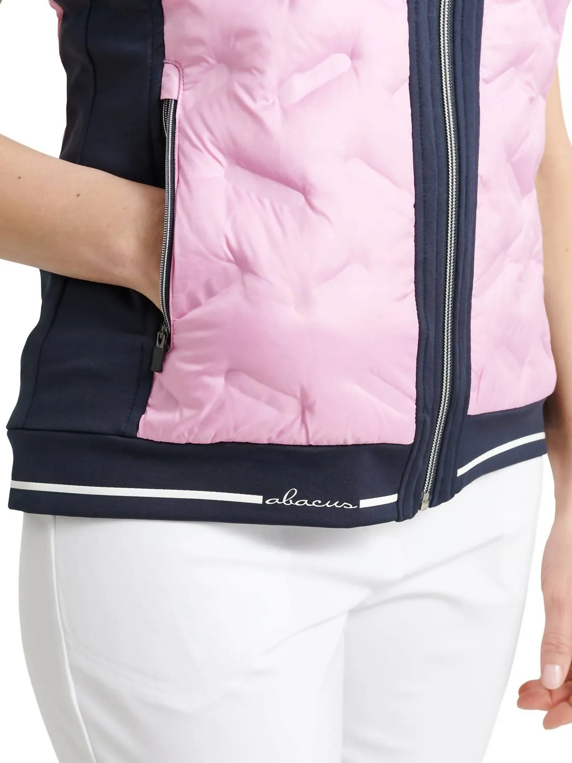 Women Grove Hybrid Vest In Navy Peony