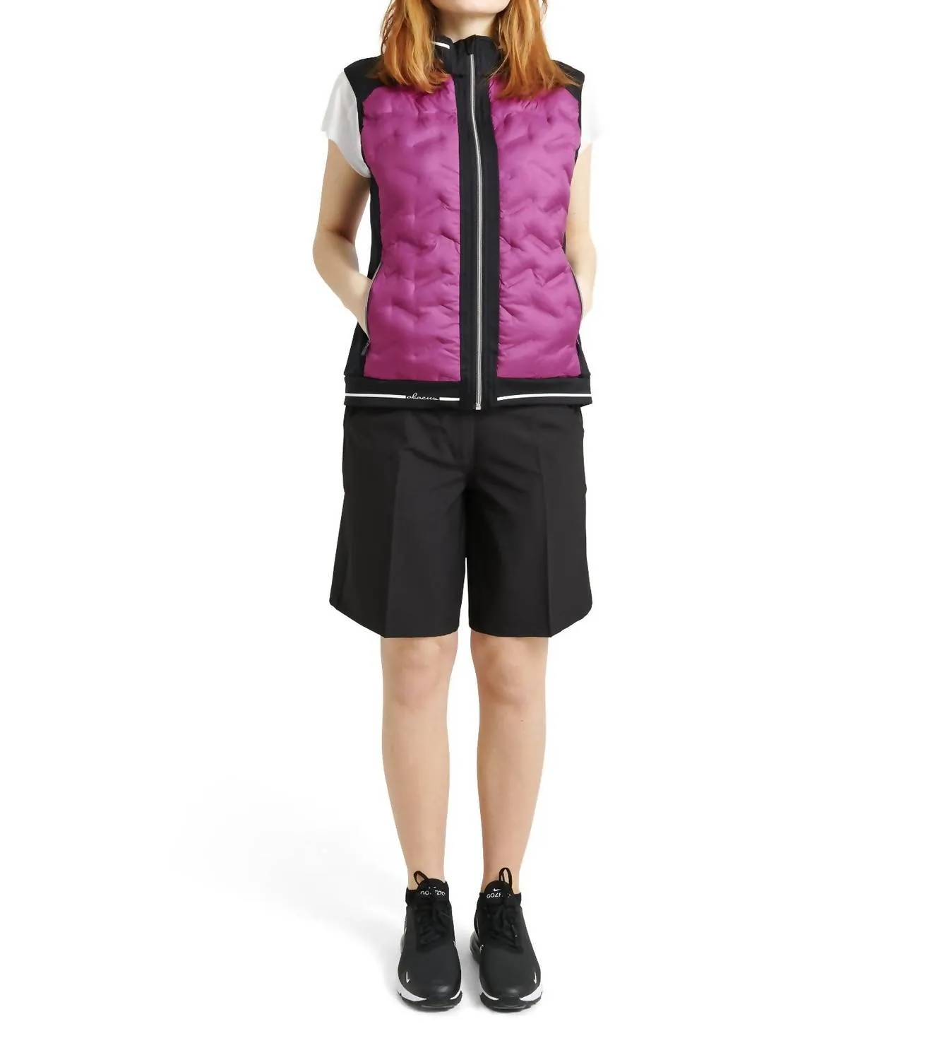Women Grove Hybrid Vest In Violet