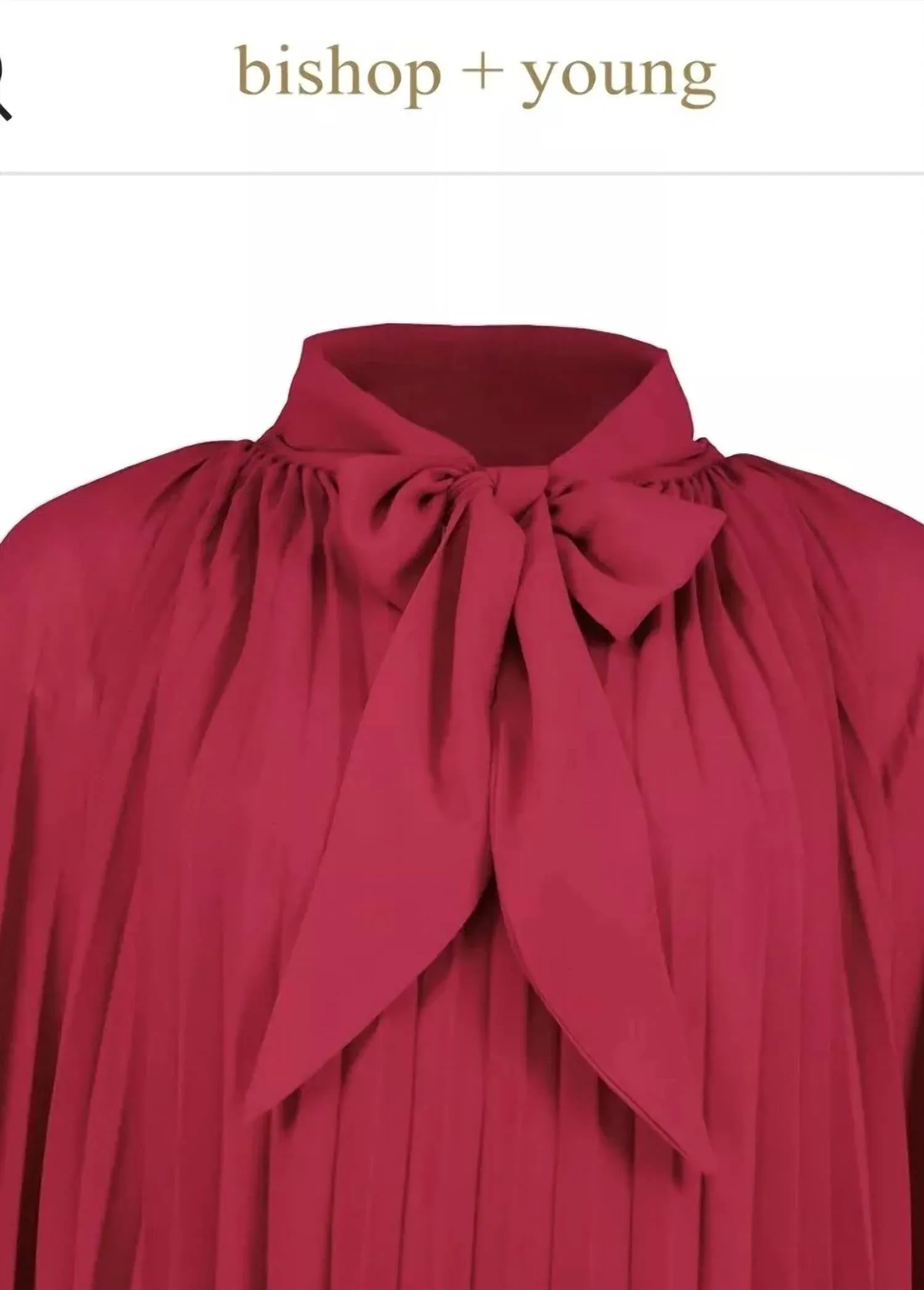 Women Isabella Pleat Detail Top In Pink