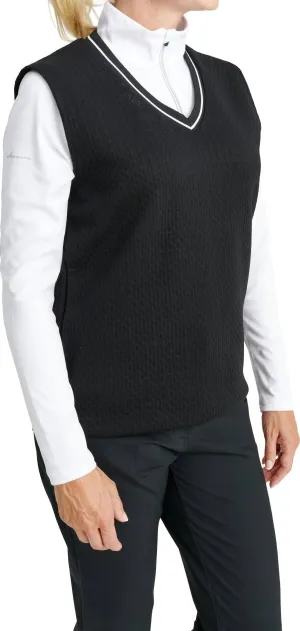 Women Scramble Vest In Black
