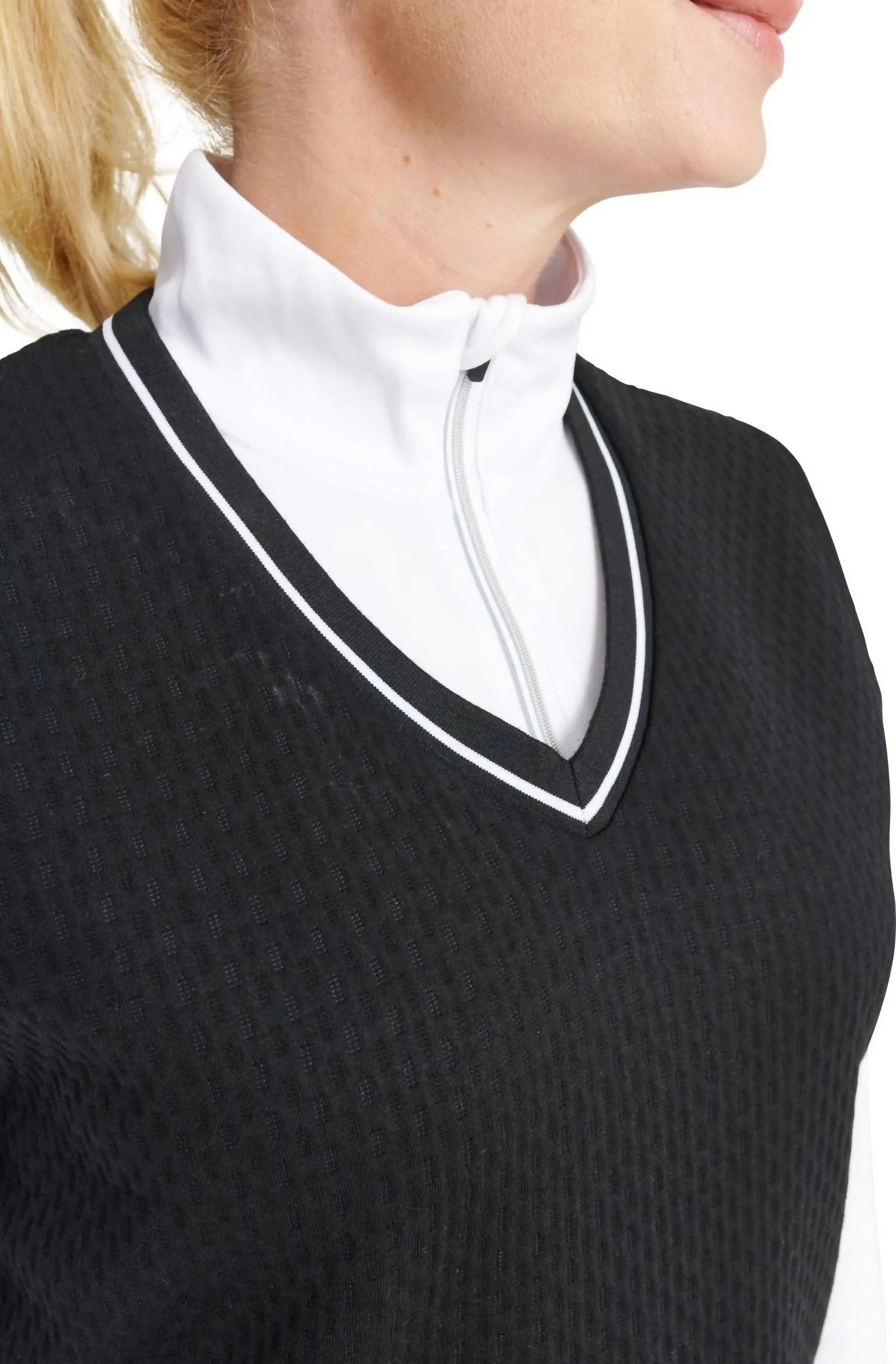 Women Scramble Vest In Black