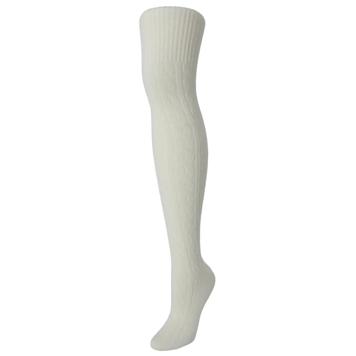 Women's Cable Knit Over-The-Knee Soft Socks (3 Pairs)