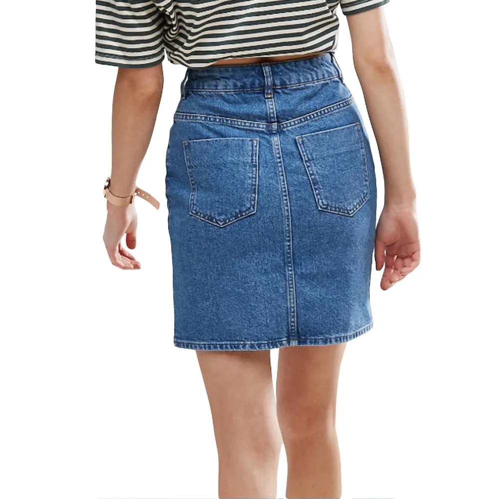 Women's Denim Skirt,Blue