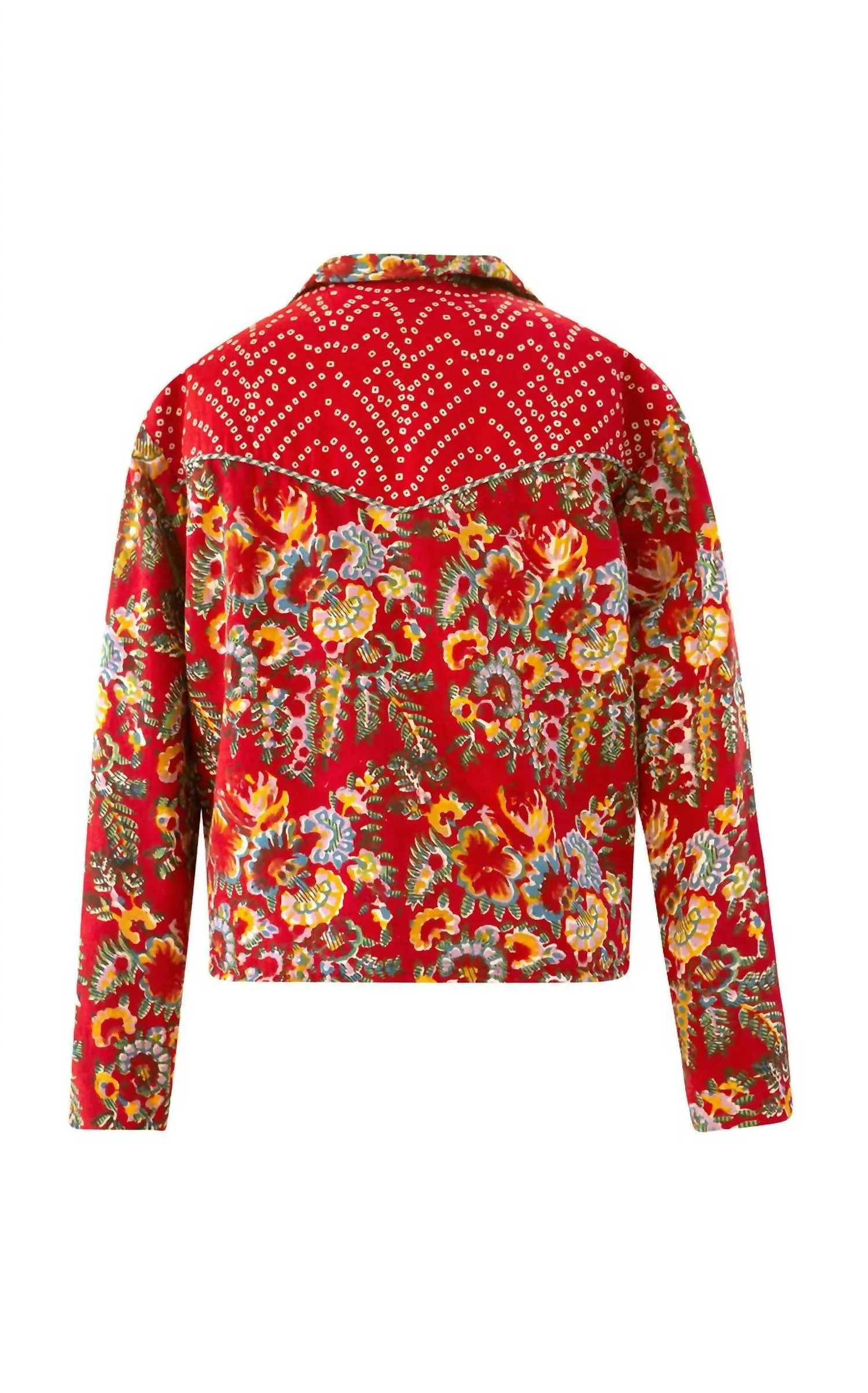 Women's Dune Rosemary Print Jacket In Red