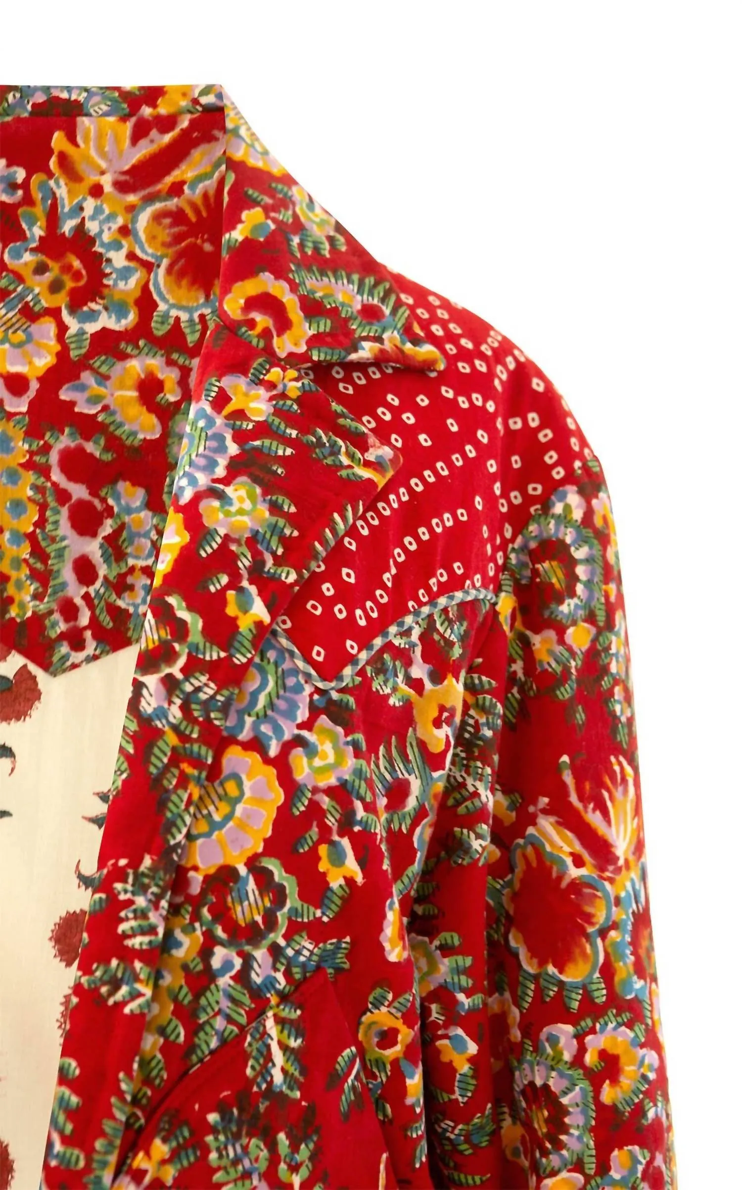Women's Dune Rosemary Print Jacket In Red