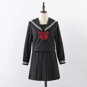 Women's JK Costumes Suits Black Red Sailor's Suits